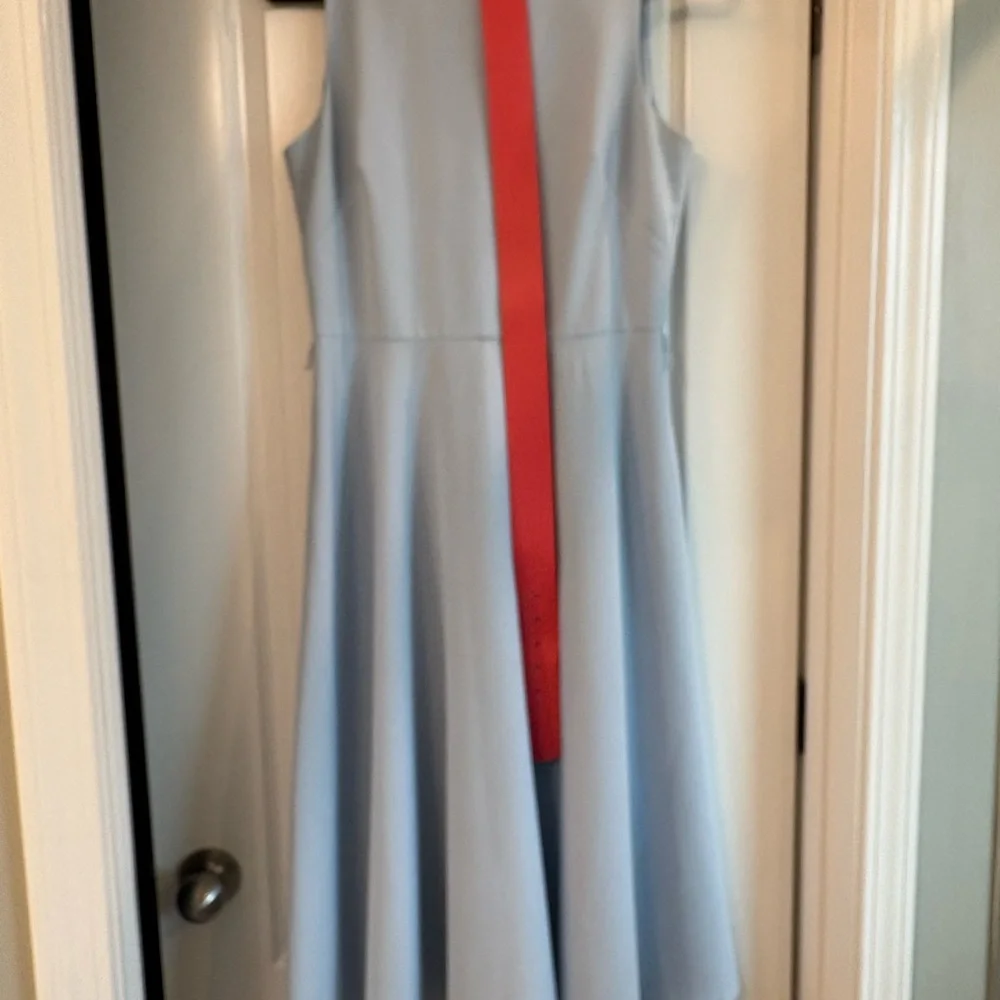 Vince Camuto Sky Blue A-Line Skirt - Picture 3 of 5